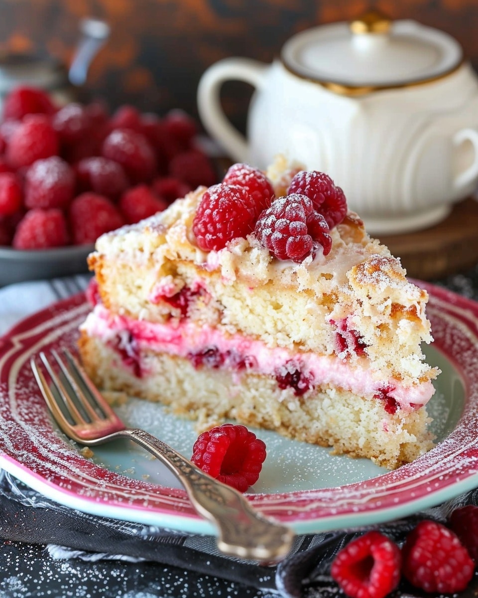 Raspberry Cream Cheese Coffee Cake