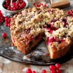 Red Currant Crumble-Top Coffee Cake
