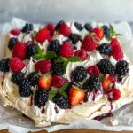 Super Sized Berry Pavlova