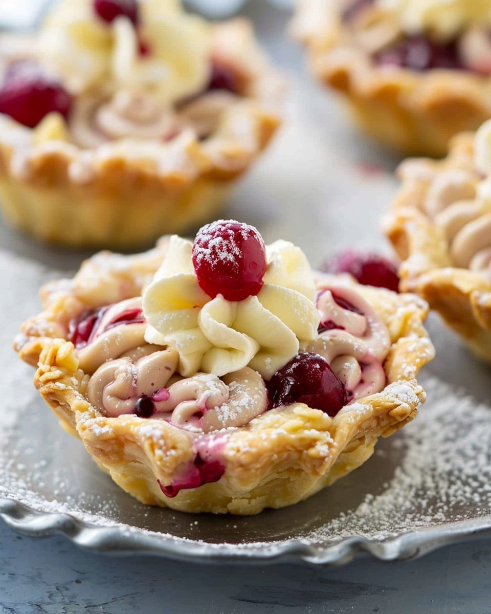 Sweet Cream Cheese Cranberry Tartlets