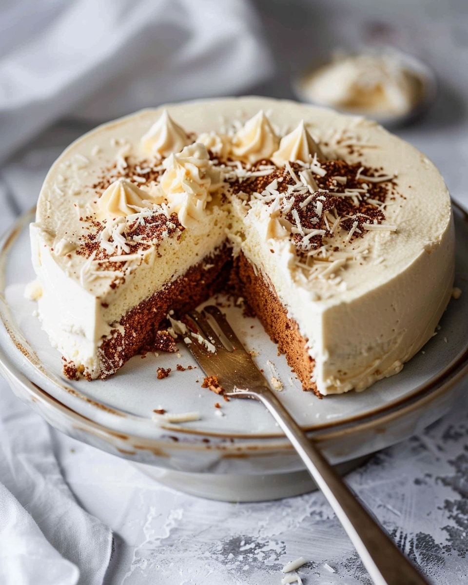 White Chocolate Mud Cake