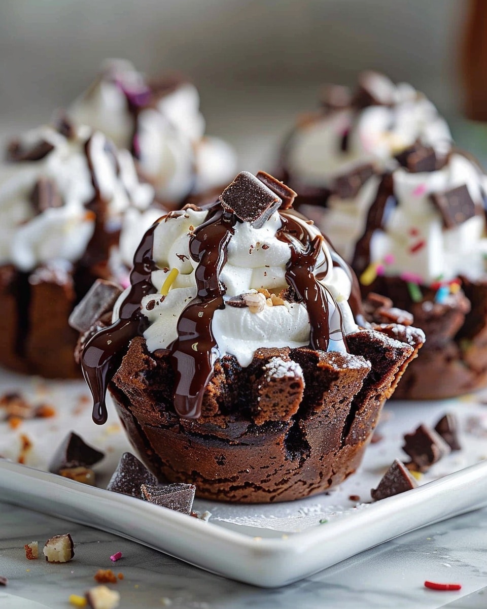 5-Ingredient Brownie Sundae Cups – Simple Dessert Magic