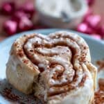 Cinnamon Roll Protein Hearts