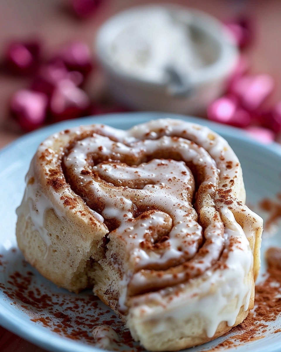 Cinnamon Roll Protein Hearts