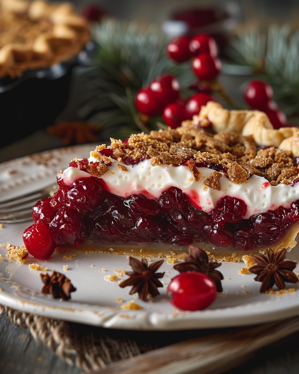 Cranberry Gingersnap Pie Recipe