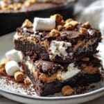 Crave-Worthy Skillet S’mores Brownie with 5 Gooey Layers
