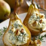 Elegant Blue Cheese Stuffed Pears Recipe