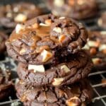 Fudgy Turtle Cookies {cake mix}