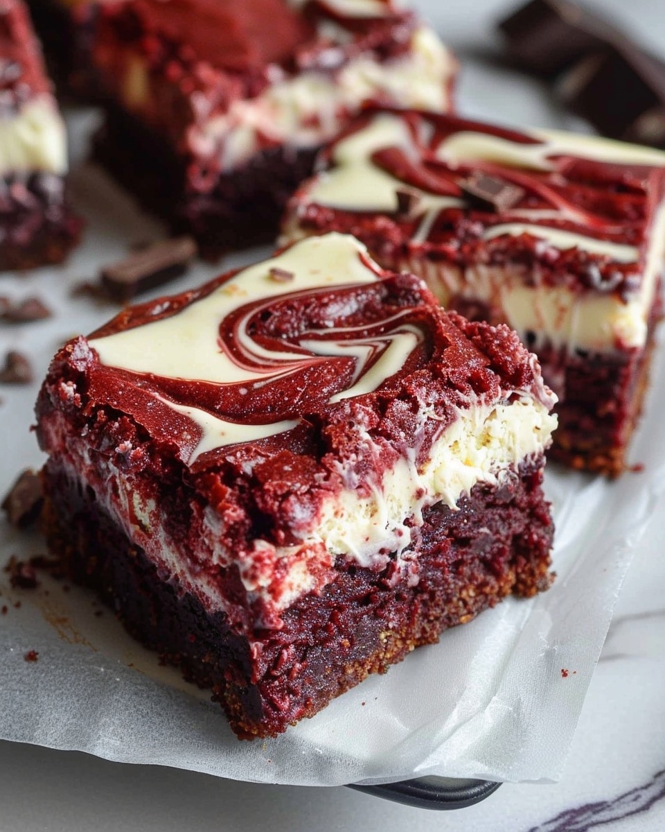Irresistible Red Velvet Cream Cheese Brownies in 35 Minutes