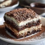 Irresistible Tiramisu Brownies with 2 Coffee Layers