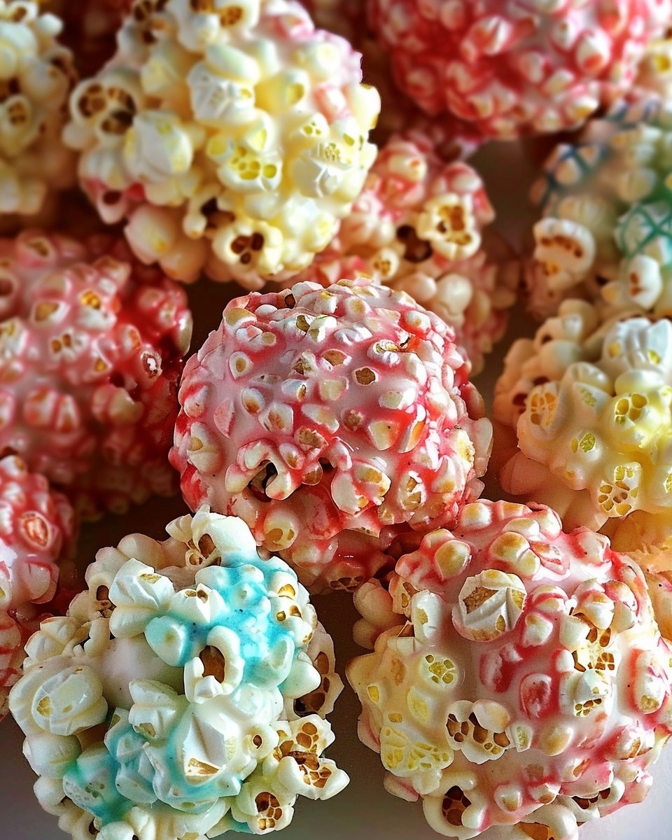 Jolly Rancher Flavored Popcorn Balls