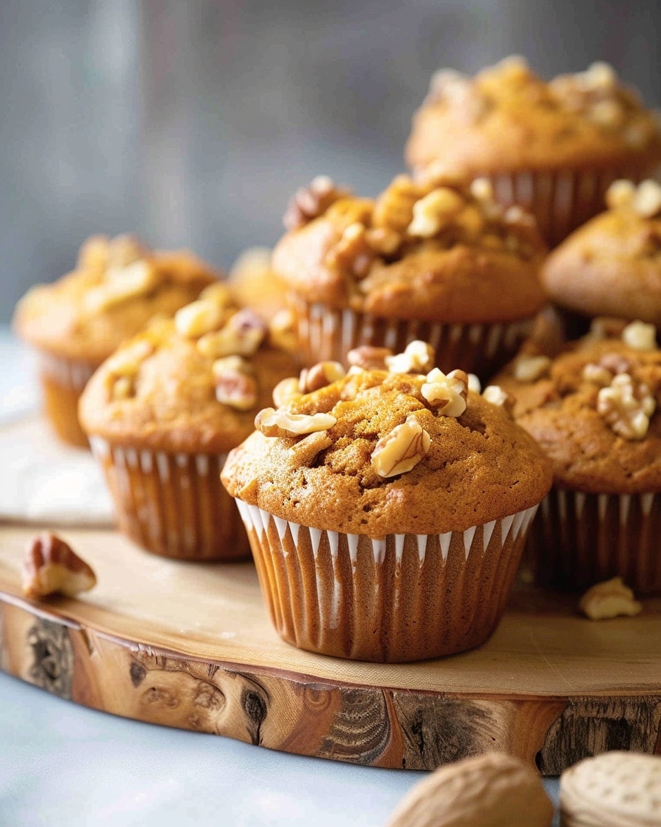 Pumpkin Walnut Muffins