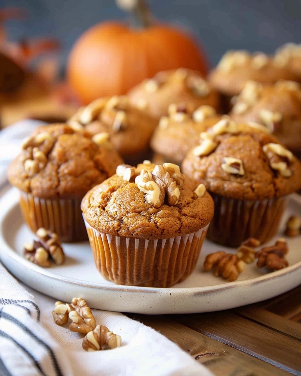 Pumpkin Walnut Muffins