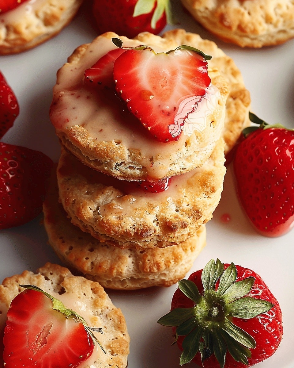 Strawberry Biscuits