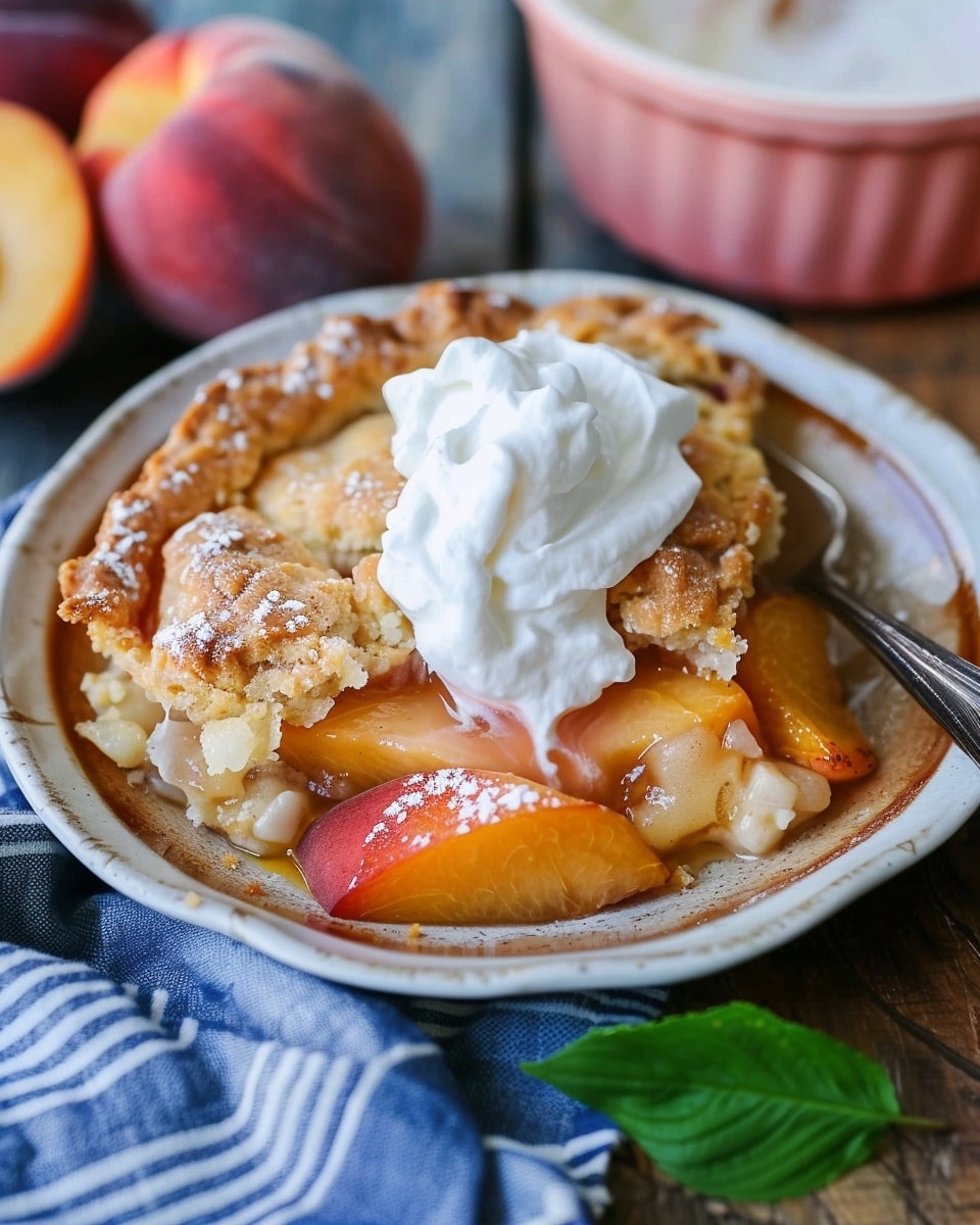 Texas-Style Peach Cobbler