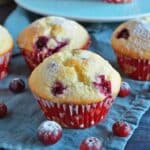 The Best Lemon Cranberry Muffins