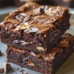 Triple Chocolate Chunk Brownies – 3 Types of Bliss