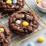 Mini Cadbury Egg Cookies