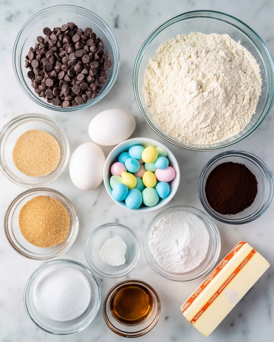 Mini Cadbury Egg Cookies