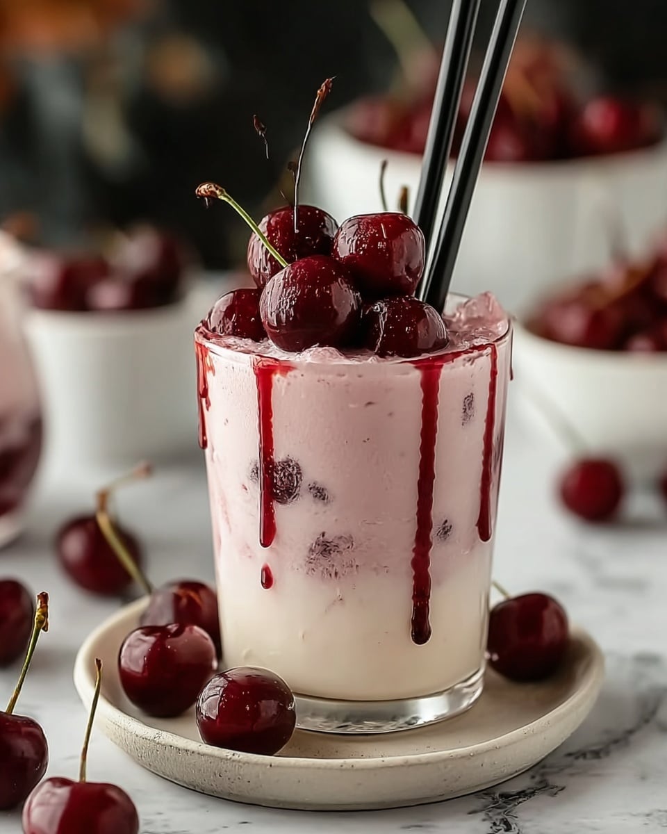 Cherry Earl Grey Milk Tea