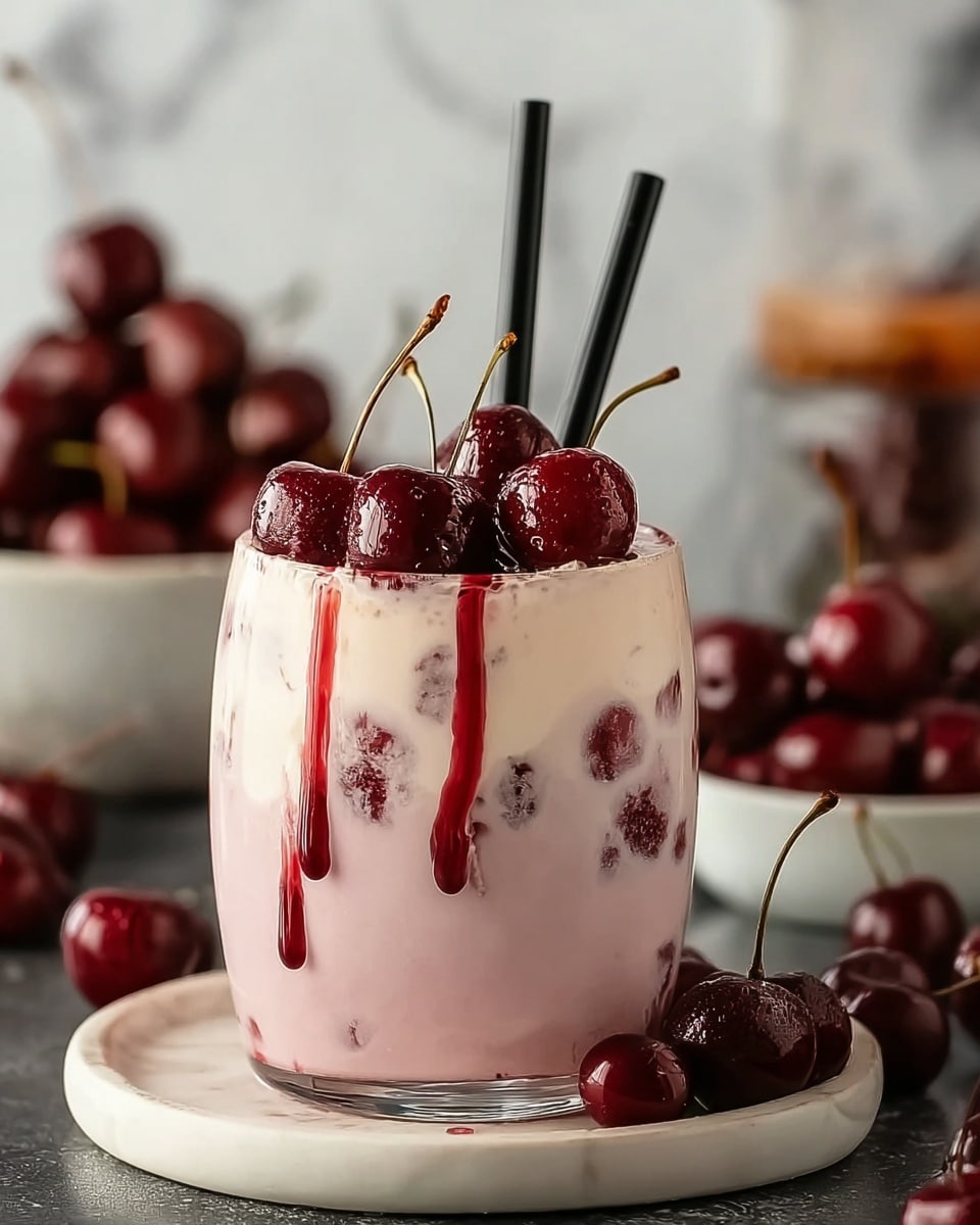 Cherry Earl Grey Milk Tea