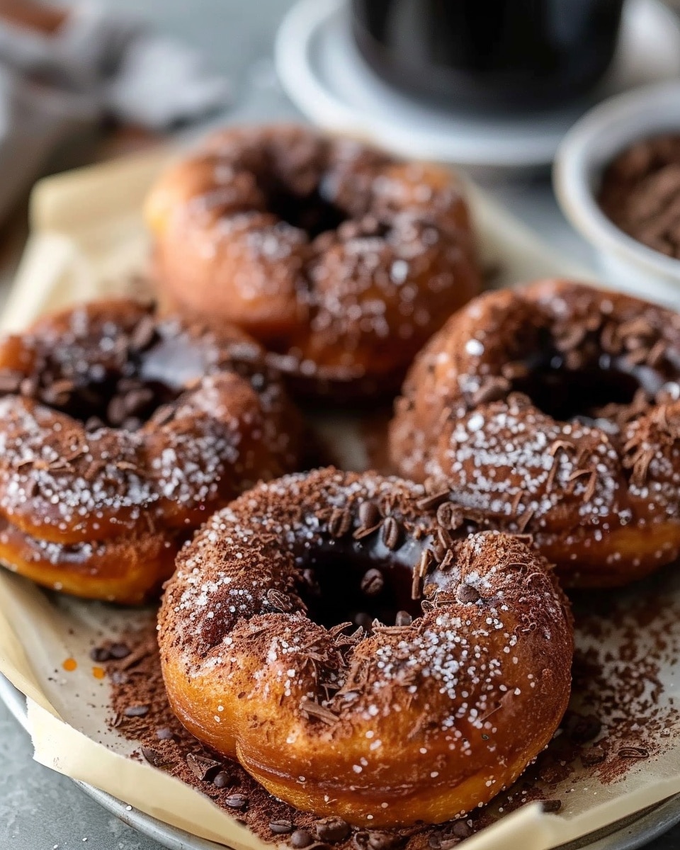 Chocolate Brioche Donuts With Espresso Sugar – Artisan Recipe