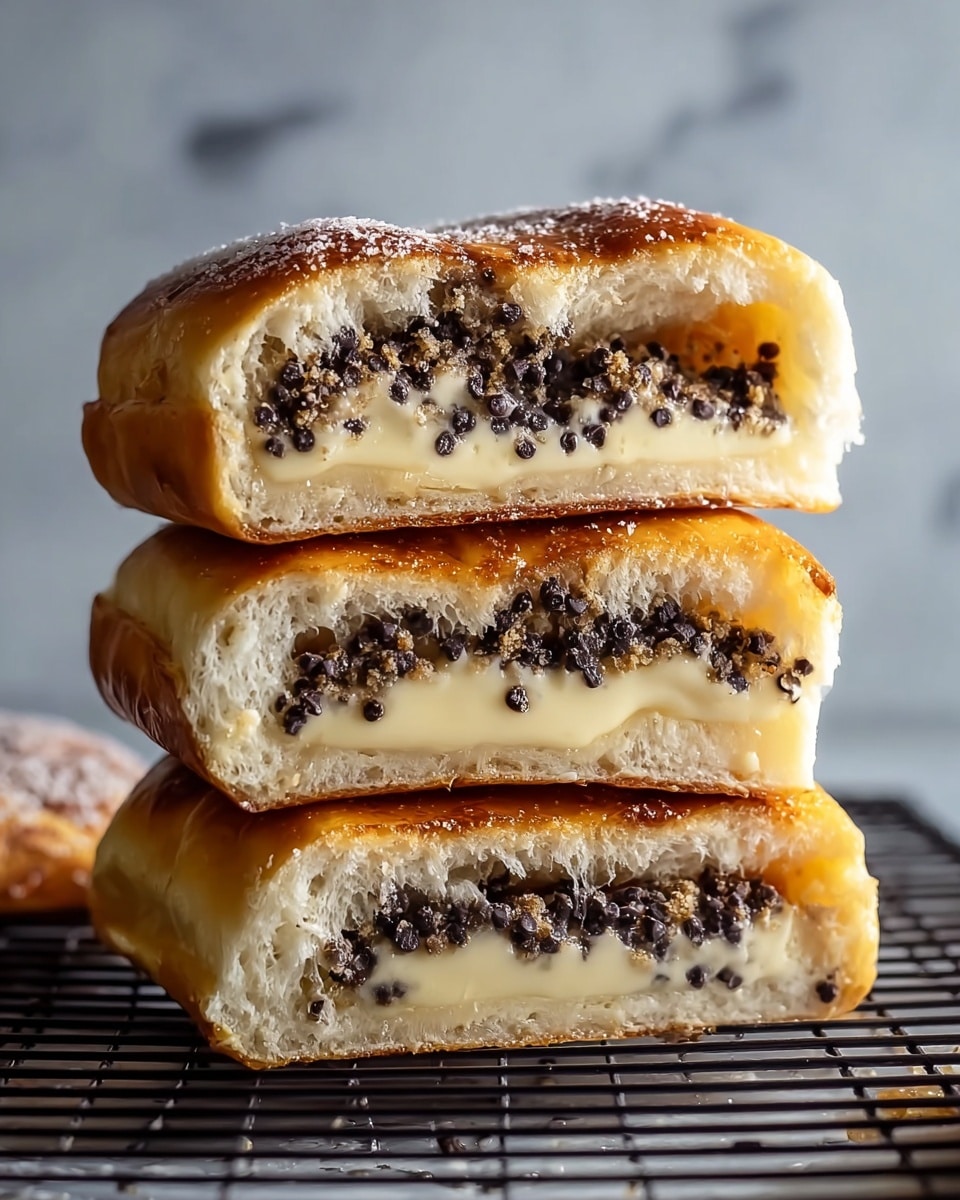Decadent Chocolate Chip Vanilla Custard Brioches