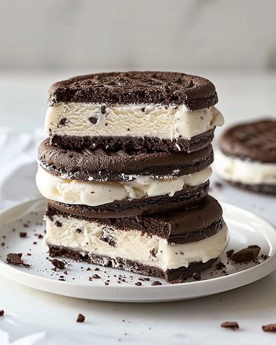 Easy 2-Ingredient Ice Cream Sandwiches: Simple Summer Treats