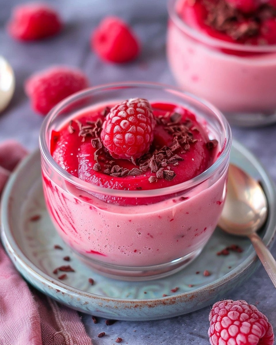 Easy Double Raspberry Mousse