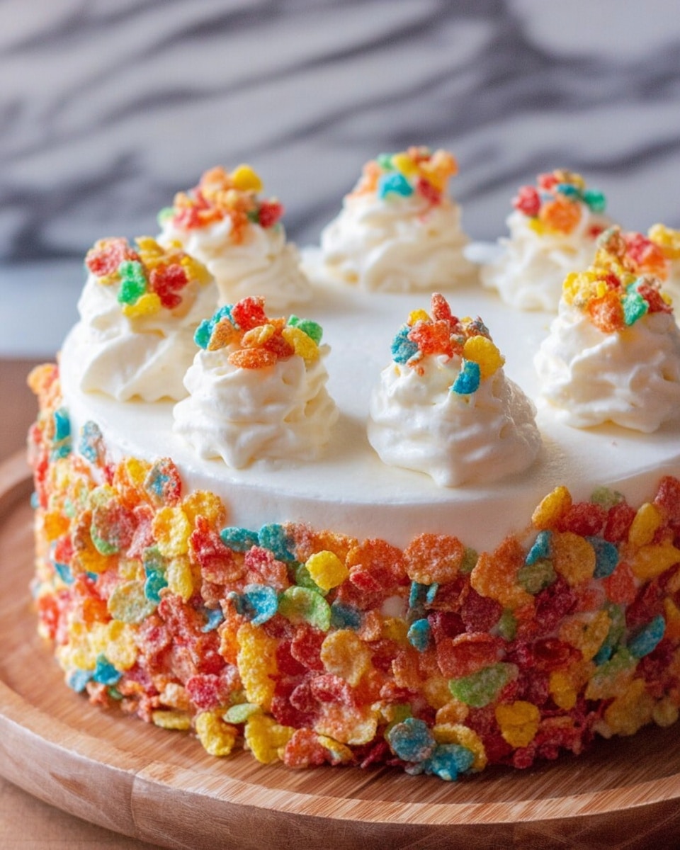 Fruity Pebble Cake - Layers of Flavor!