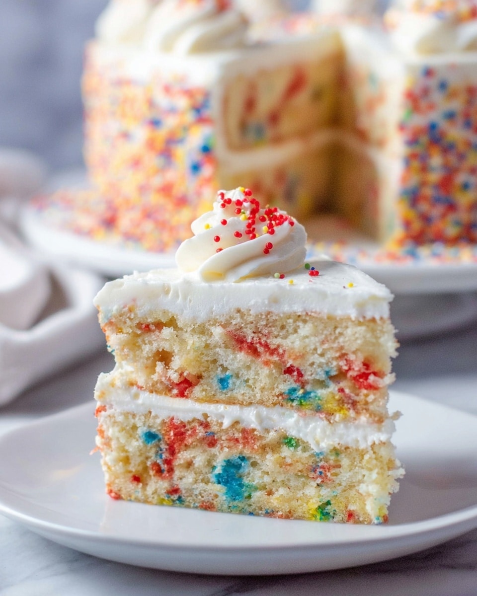 Fruity Pebble Cake - Layers of Flavor!