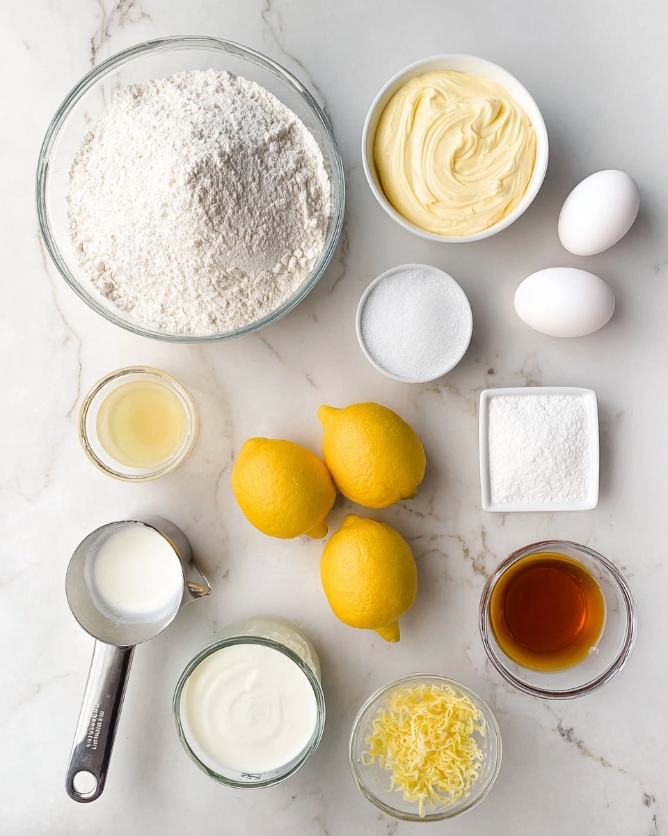 Mini Lemon Bundt Cakes