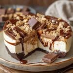 No-Bake Twix Cheesecake Recipe – Easy Dessert