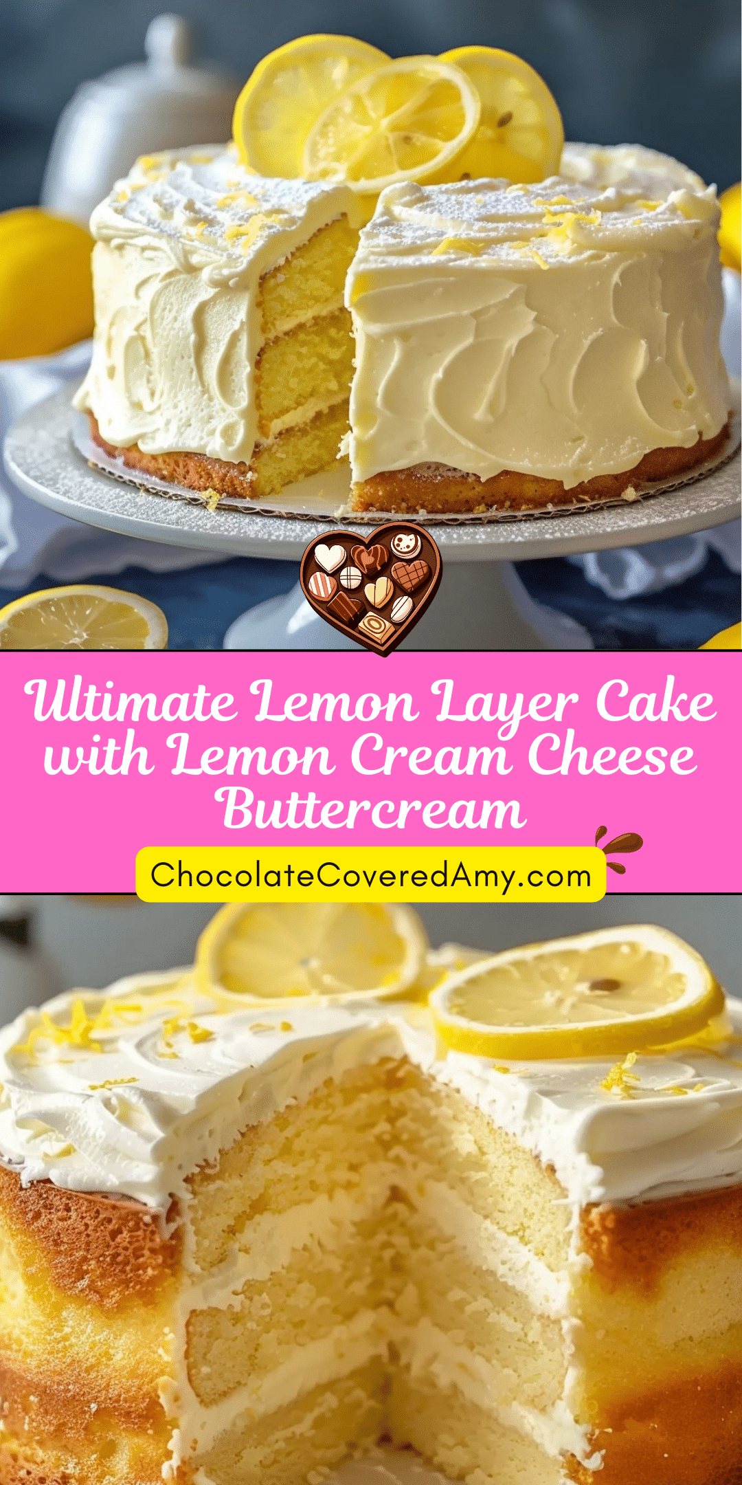 Ultimate Lemon Layer Cake with Lemon Cream Cheese Buttercream ...
