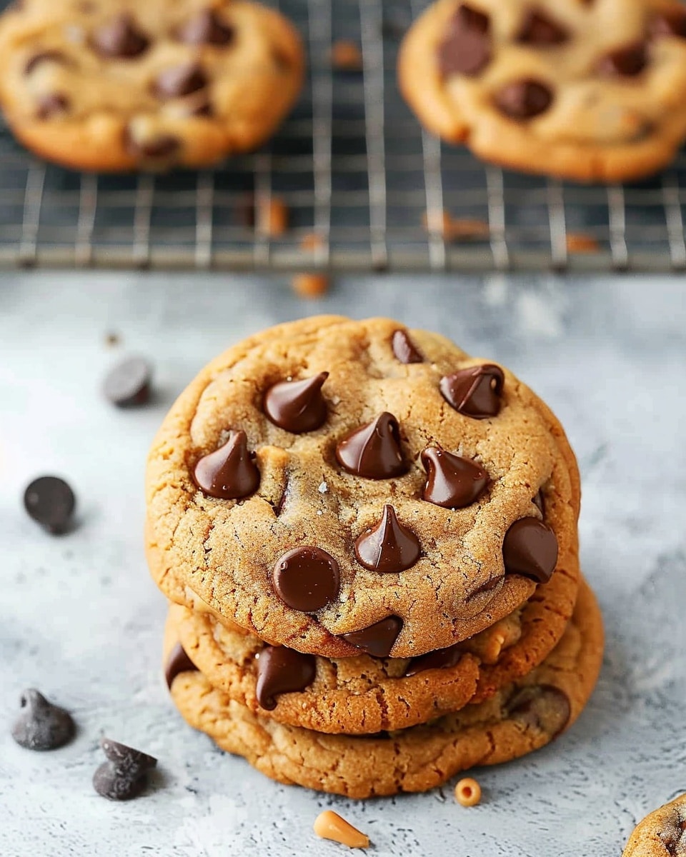 Peanut Butter Banana Chocolate Chip Cookies
