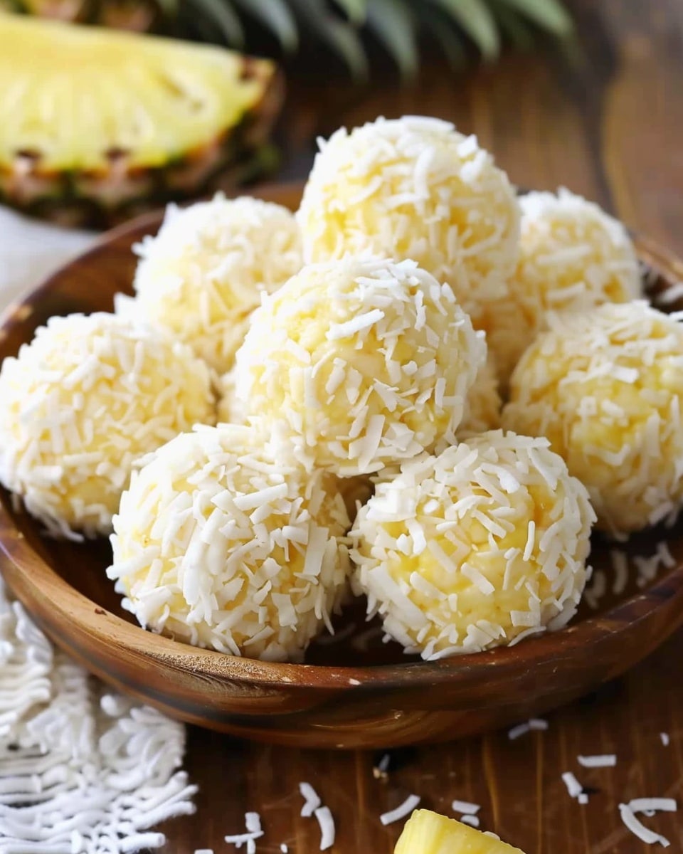 Pineapple Coconut No-Bake Balls