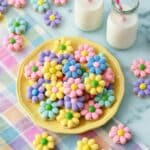 Colorful Pretzel Flowers