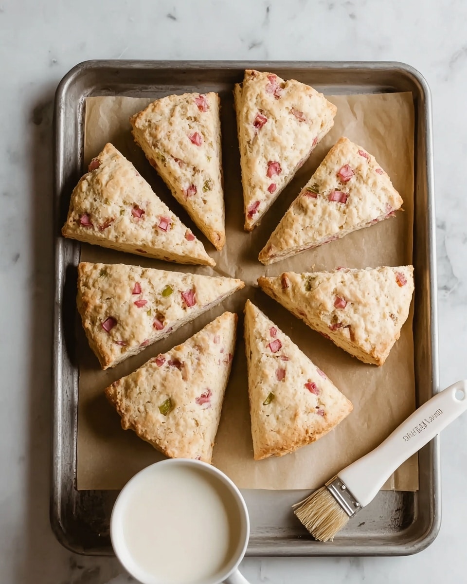 Rhubarb Scones Recipe