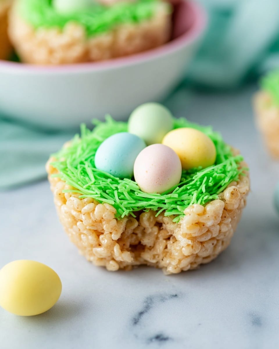 Rice Krispie Birds Nests
