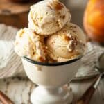 Roasted Persimmon Vanilla Bean Ice Cream