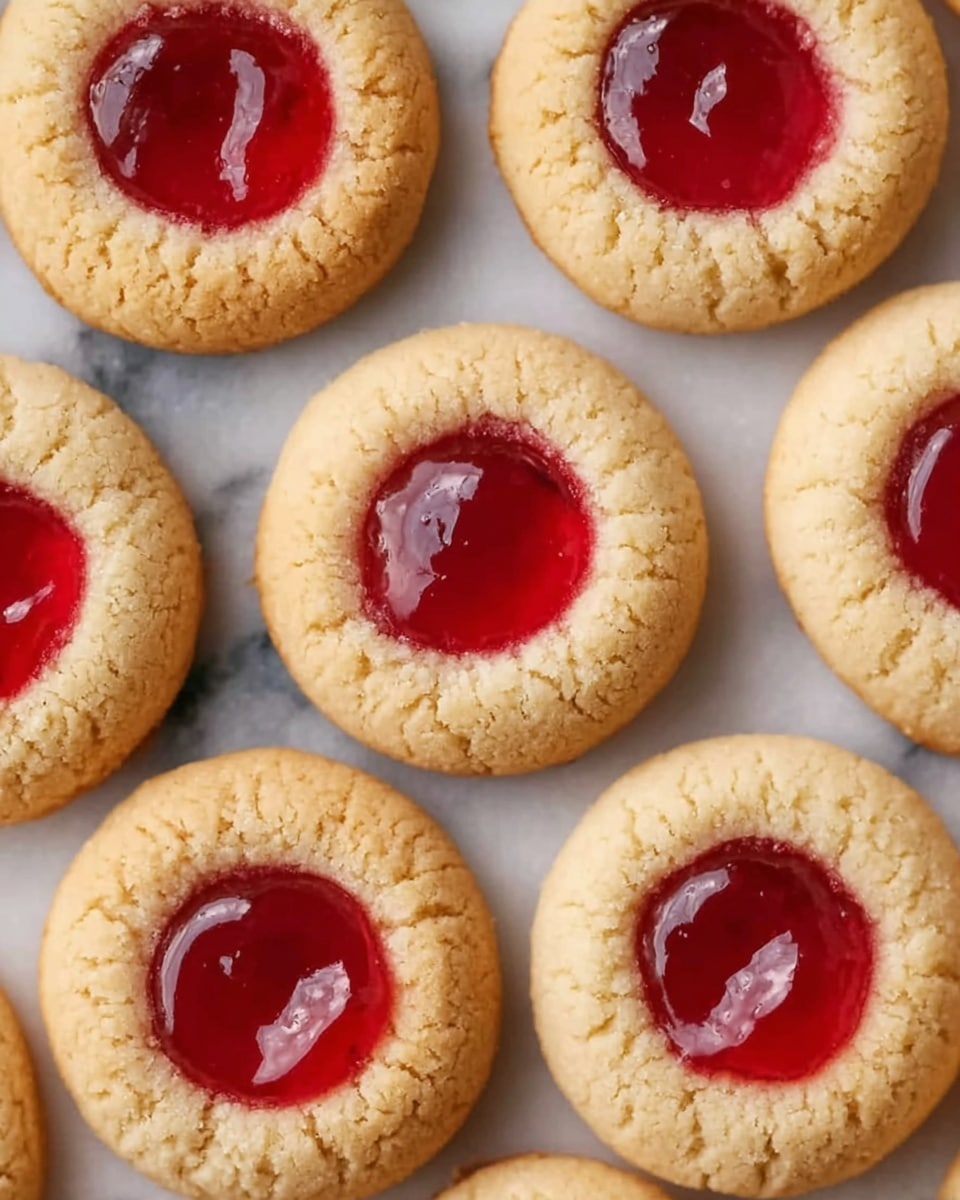 Strawberry Thumbprint Cookies
