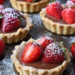 Strawberry Truffle Tarts