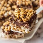 Toffee Crunch Popcorn Bars