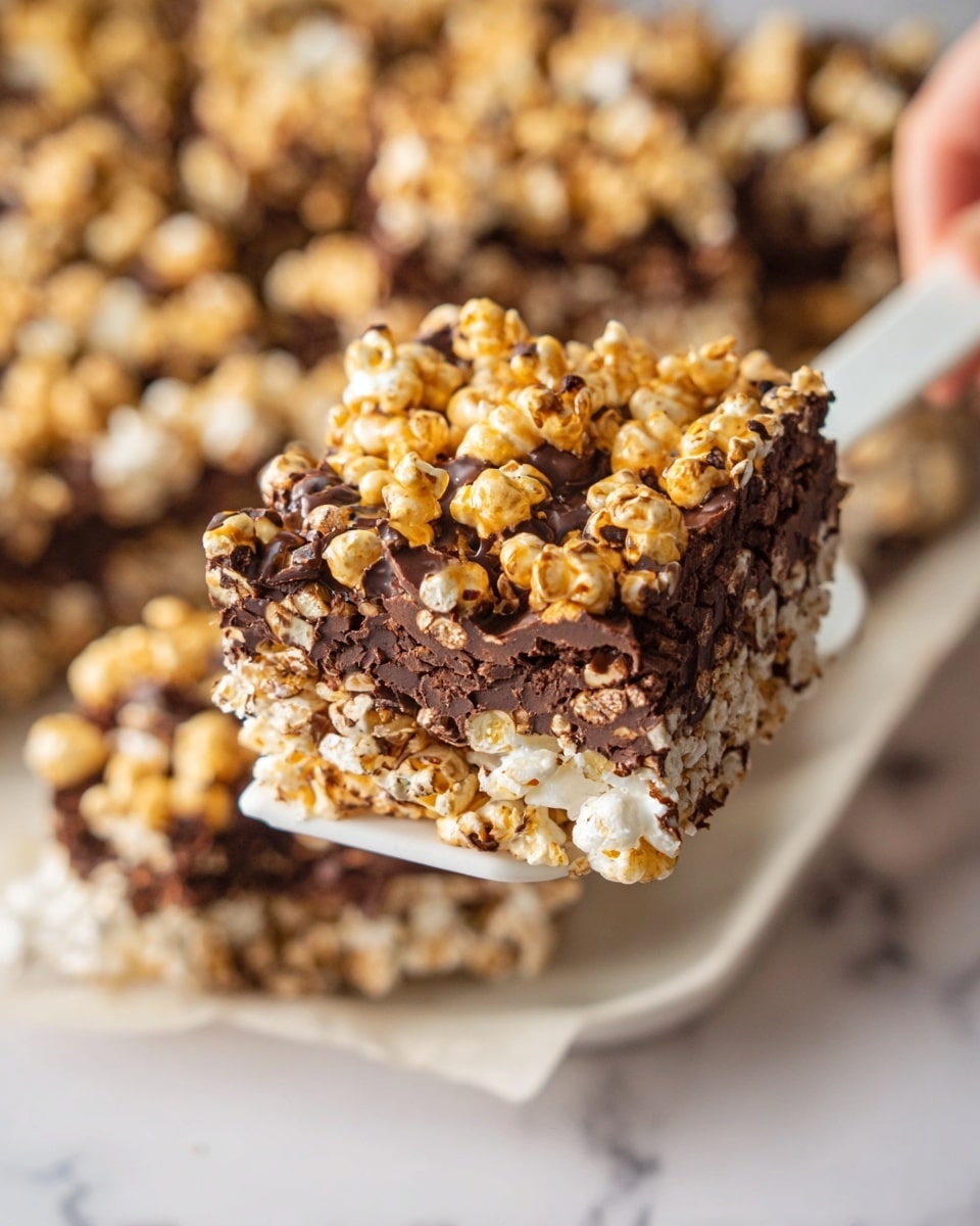 Toffee Crunch Popcorn Bars