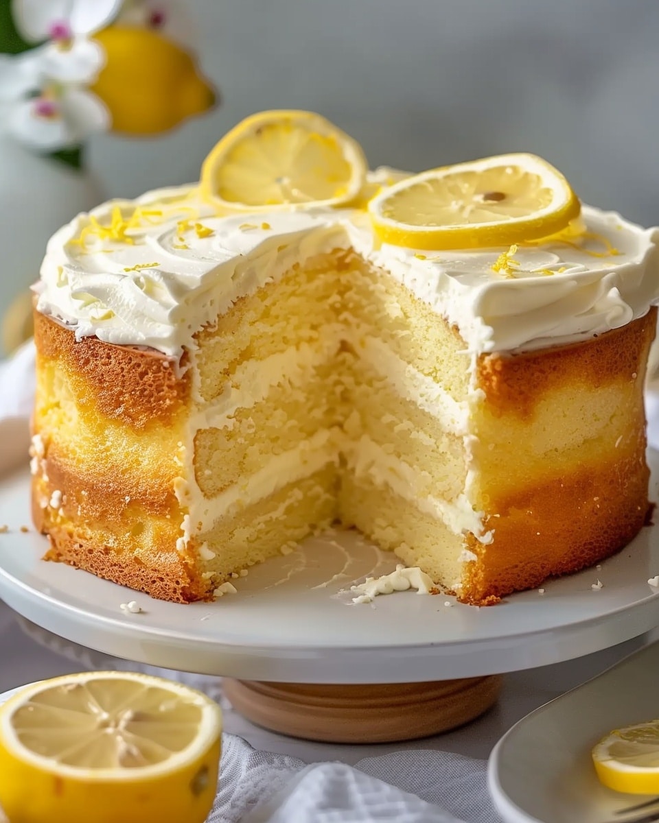 Ultimate Lemon Layer Cake with Lemon Cream Cheese Buttercream