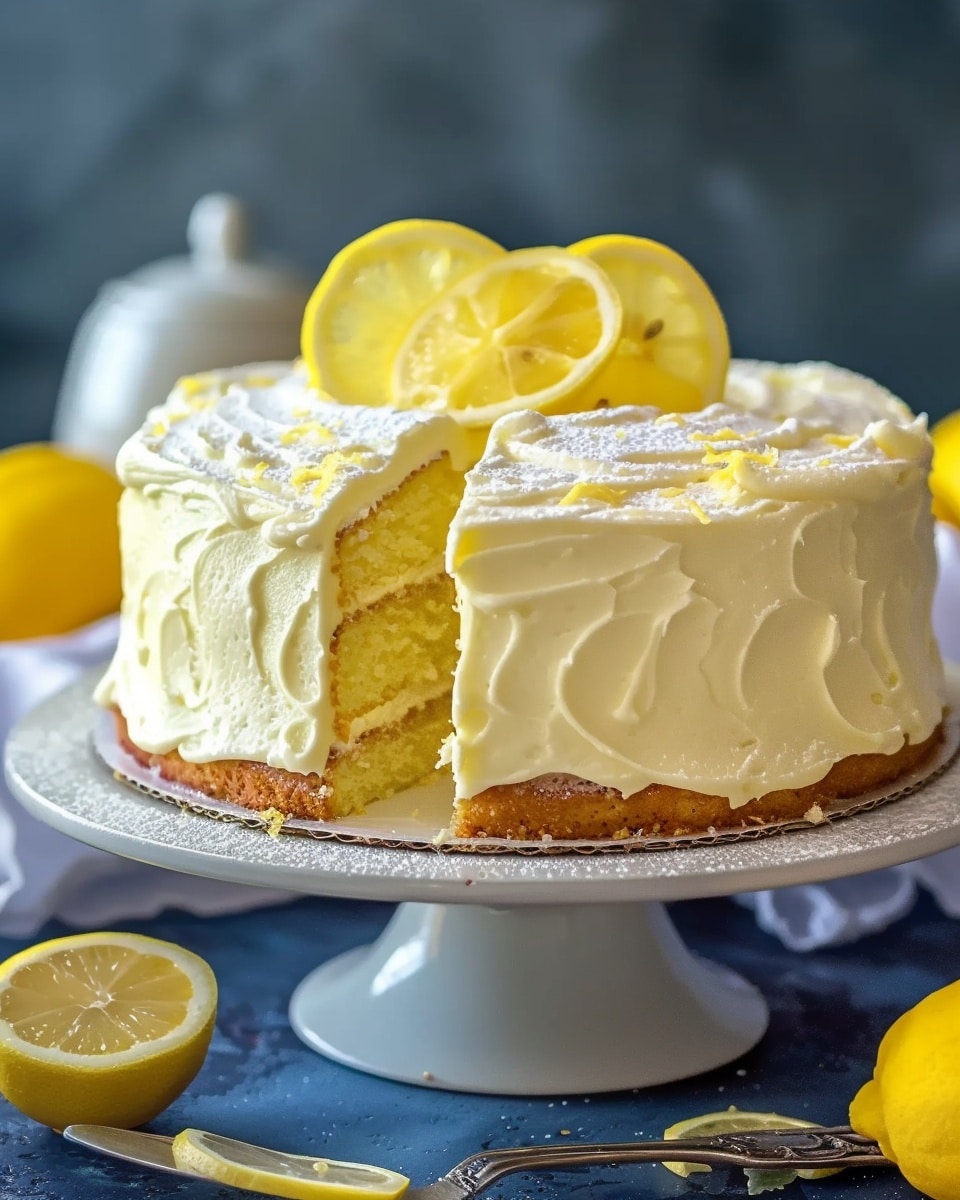 Ultimate Lemon Layer Cake with Lemon Cream Cheese Buttercream