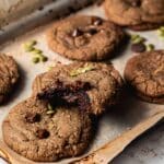 Vegan Chocolate Chai Cookies