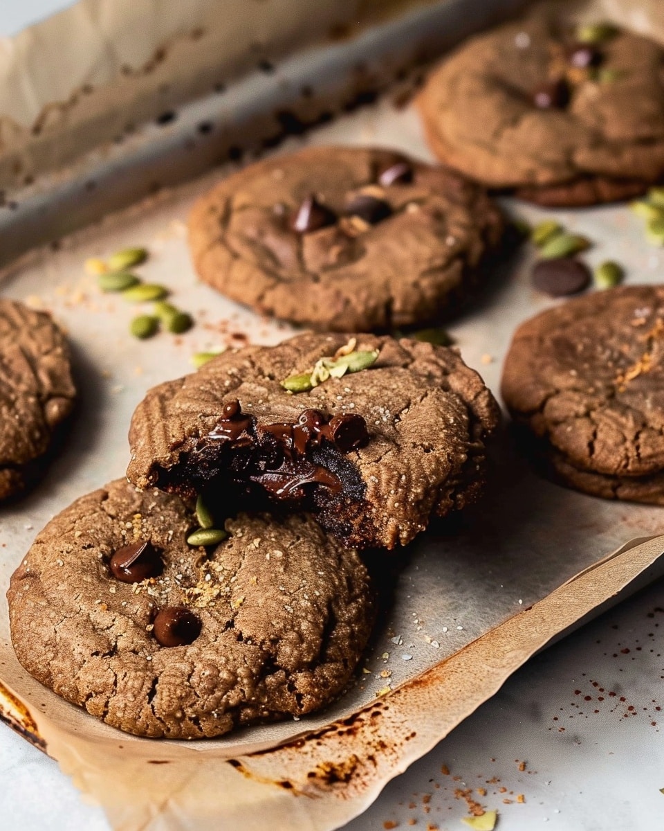 Vegan Chocolate Chai Cookies