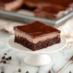 Chocolate and Peanut Butter Texas Sheet Cake