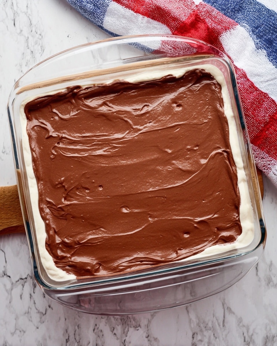 Chocolate and Peanut Butter Texas Sheet Cake